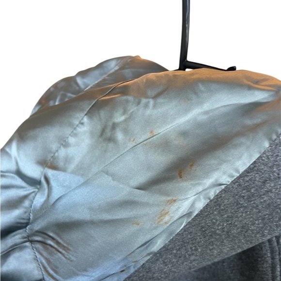 Stylish Gray Hooded Coat - Picture 14 of 14